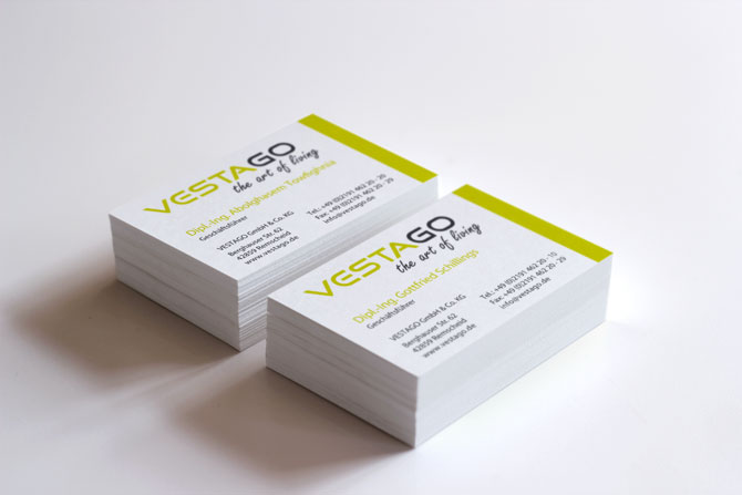 Vestago Küchentechnik Visitenkarten